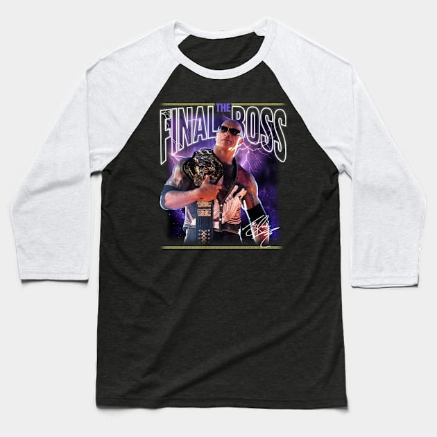 The Final Boss Signature Baseball T-Shirt by Meat Beat